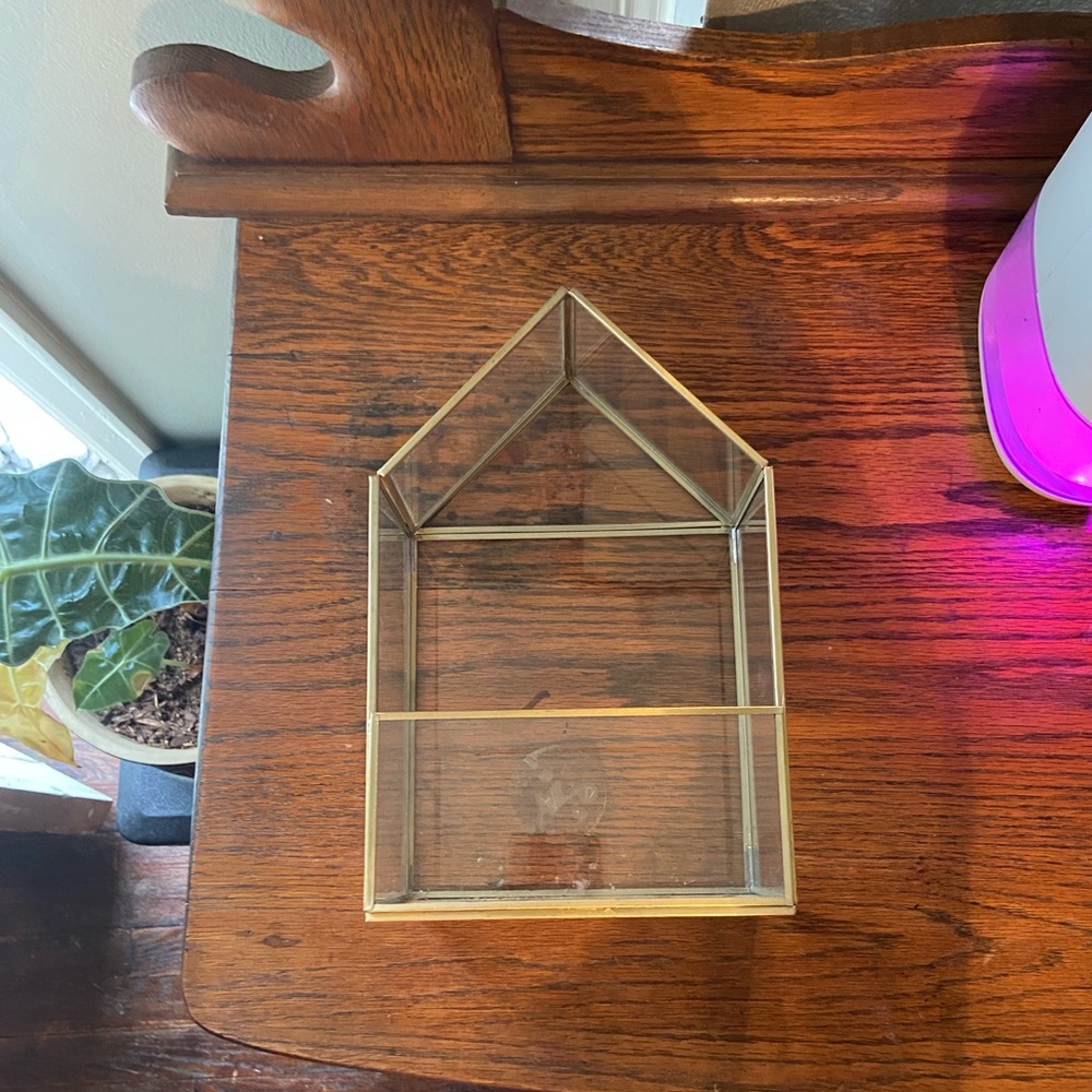 Vintage Terrarium or Accessory Holder